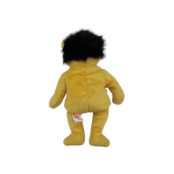 Elvis Golden Yellow Ty Beanie Baby with Sunglasses, Black Hair Solid Gold Beanie - Picture 5 of 7